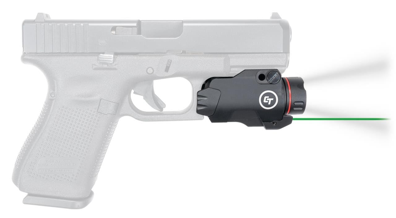 Crimson Trace CMR-207 Rail Master Pro with 400 Lumen Flashlight, Laser, Instant Activation and Memory Retention for Pic Rail Mounts, Shooting, Competition and Range