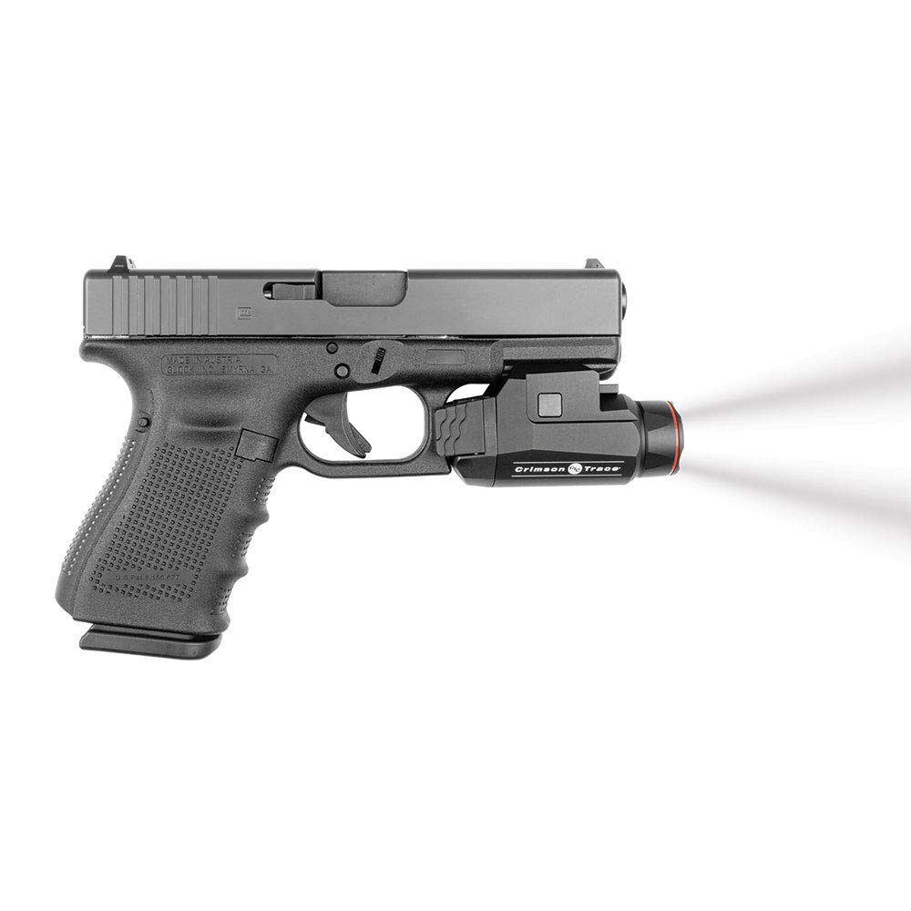 Crimson Trace CMR-208 Universal Rail Master Tactical Light with 2 Mode Flashlight and Instant Activation for Pic Rail Mounts, Shooting, Competition and Range , Black - Image 2