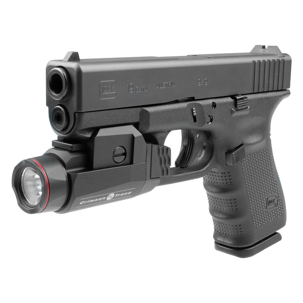 Crimson Trace CMR-208 Universal Rail Master Tactical Light with 2 Mode Flashlight and Instant Activation for Pic Rail Mounts, Shooting, Competition and Range , Black - Image 4