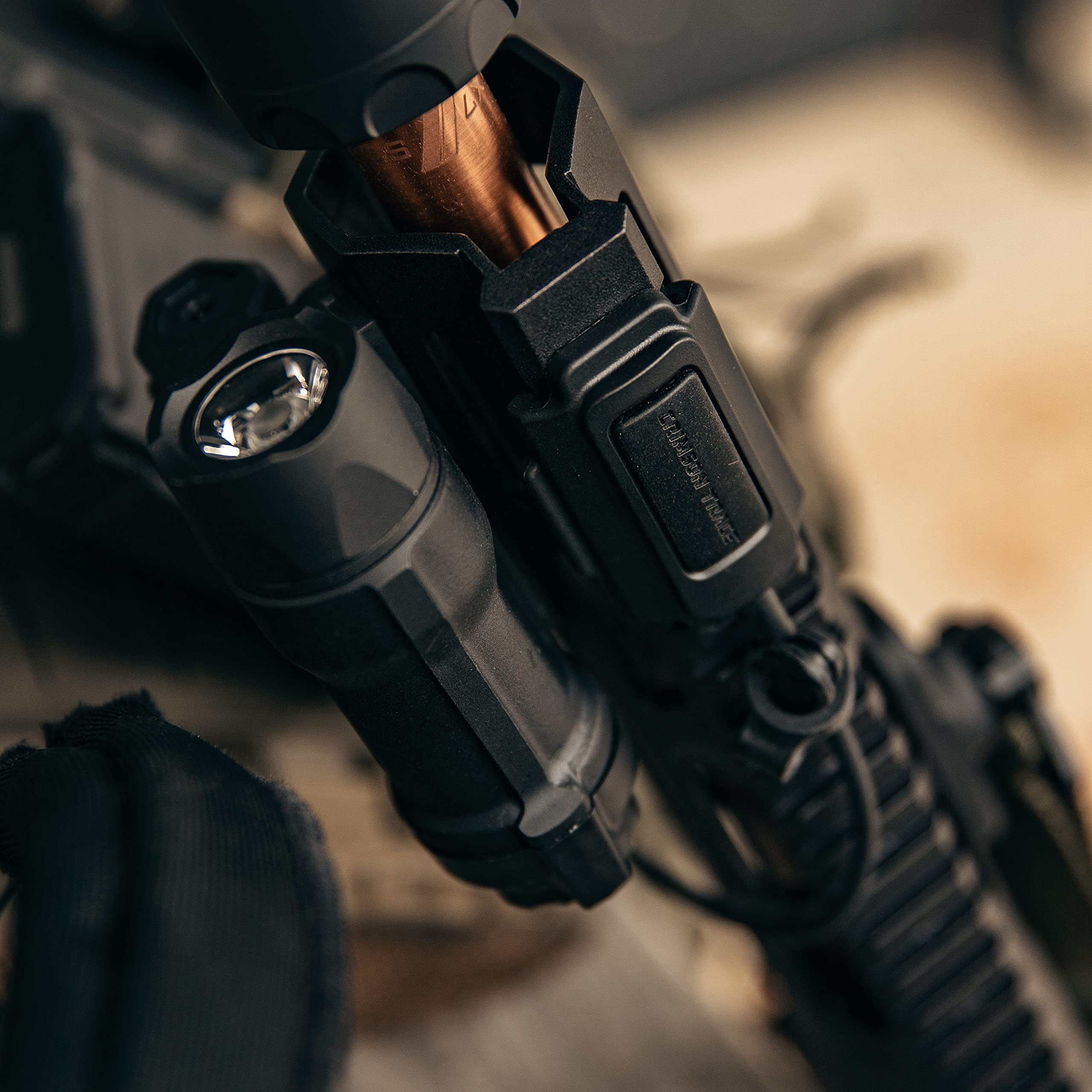 Crimson Trace CMR-301 Railmaster Pro with Green Laser, Adjustable 1000 Lumen LED Flashlight and Rechargeable Battery for Shooting, Competition and Range - Image 6