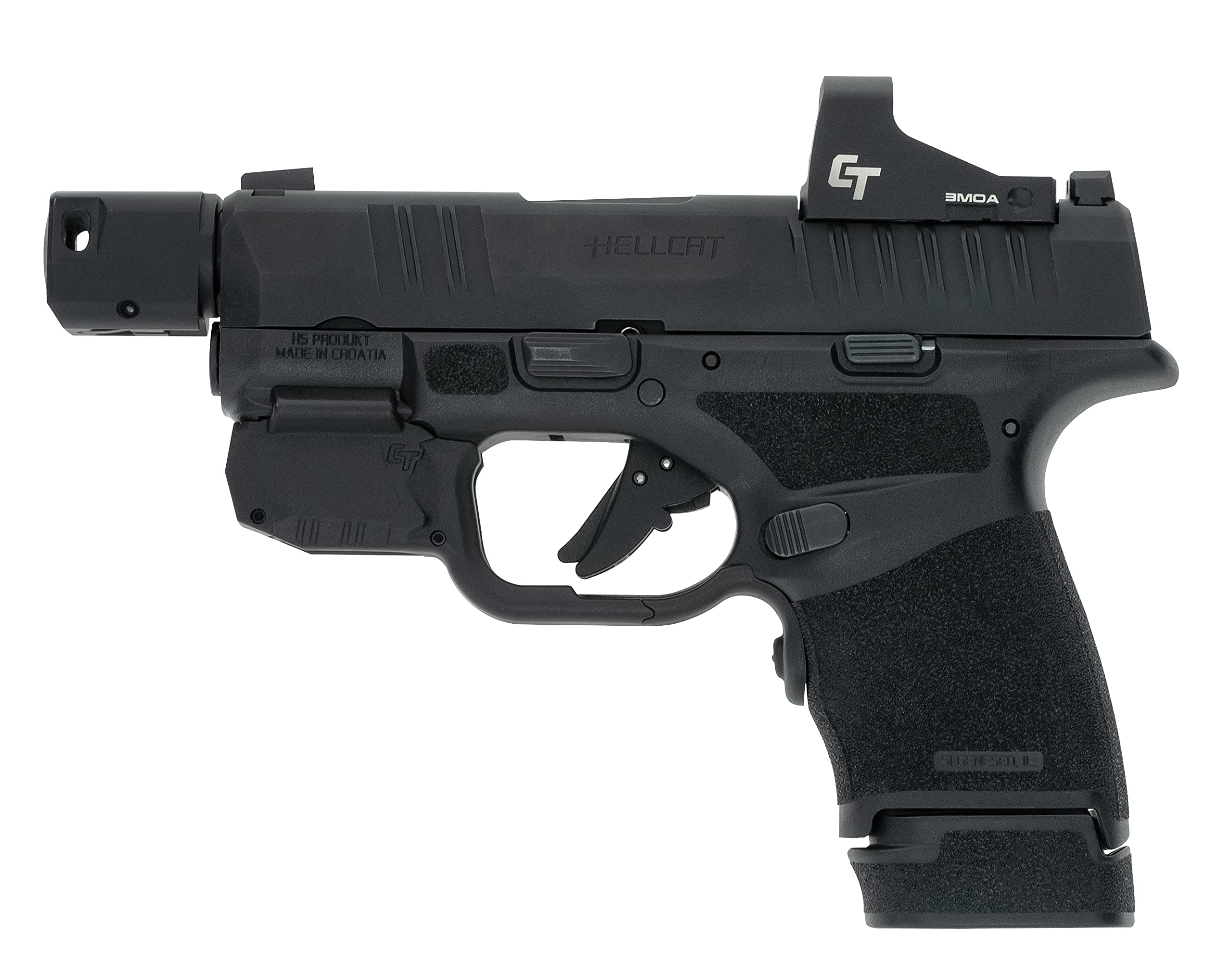 Crimson Trace Laserguard Hellcat with Instinctive Activation for Springfield Armory Hellcat Pistols, Defensive Shooting and Competition - Image 4