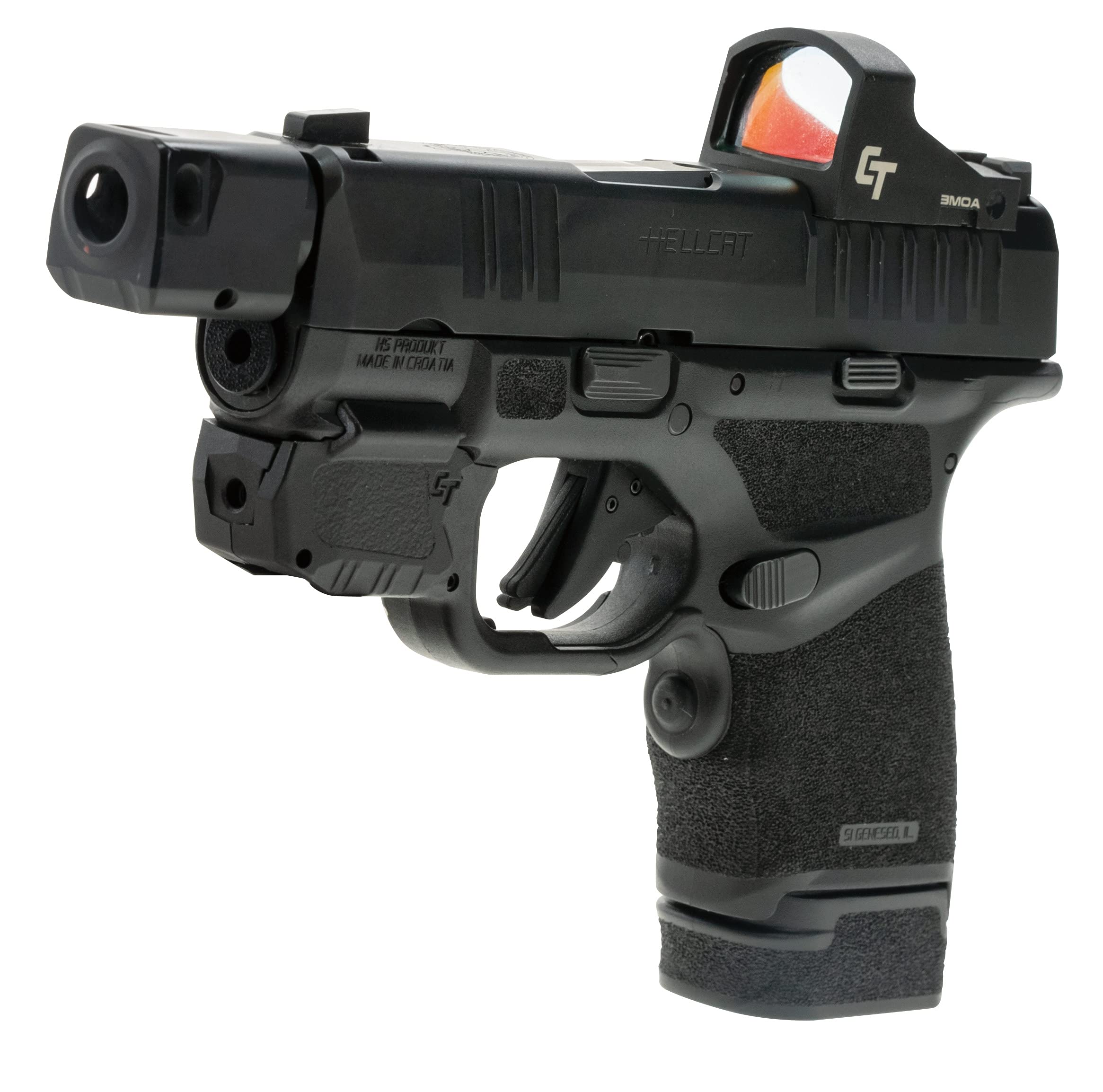 Crimson Trace Laserguard Hellcat with Instinctive Activation for Springfield Armory Hellcat Pistols, Defensive Shooting and Competition - Image 5