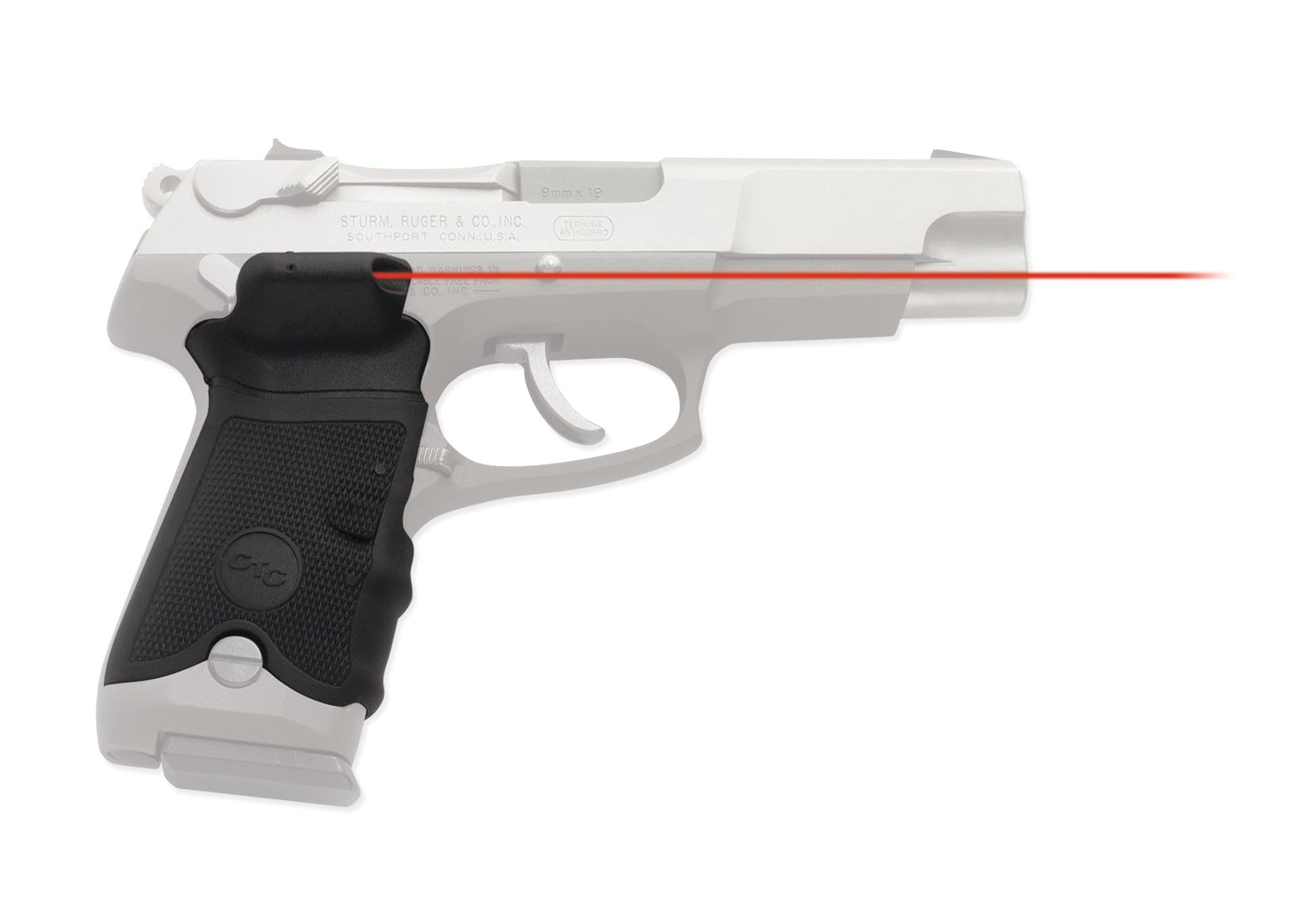 Crimson Trace LG-389 Lasergrips Red Laser Sight Grips for Ruger P-Series Pistols - Image 4