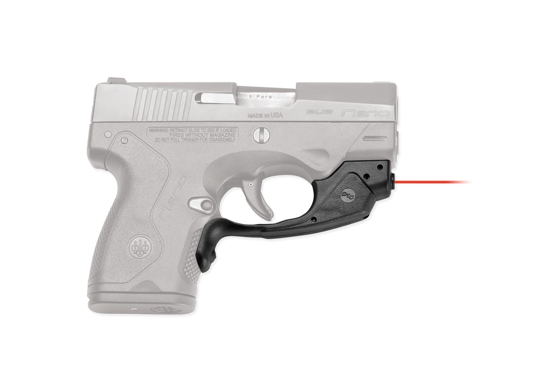Crimson Trace LG-483 Laserguard Red Laser Sight for Beretta Nano Pistols - Image 3