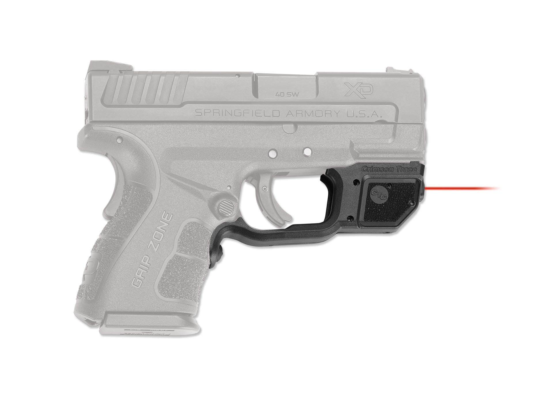 Crimson Trace LG-496 Laserguard Laser Sight with Instinctive Activation for Springfield Armory XD MOD.2 Pistols