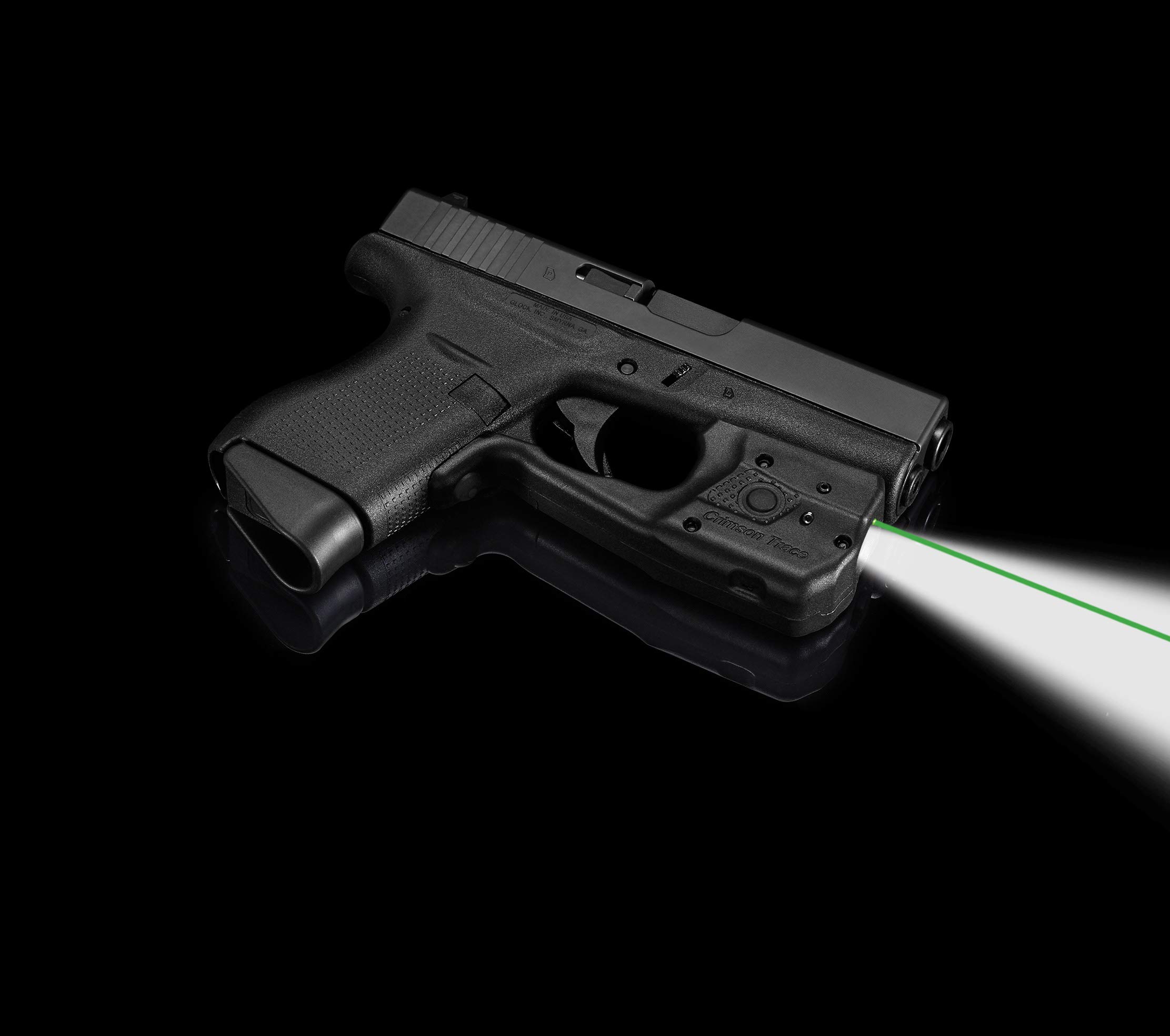 Crimson Trace LL-803 Laserguard Pro with a Tactical Flashlight, Heavy Duty Construction and Instinctive Activation for Glock 42 & 43, Defensive Shooting and Competition - Image 4