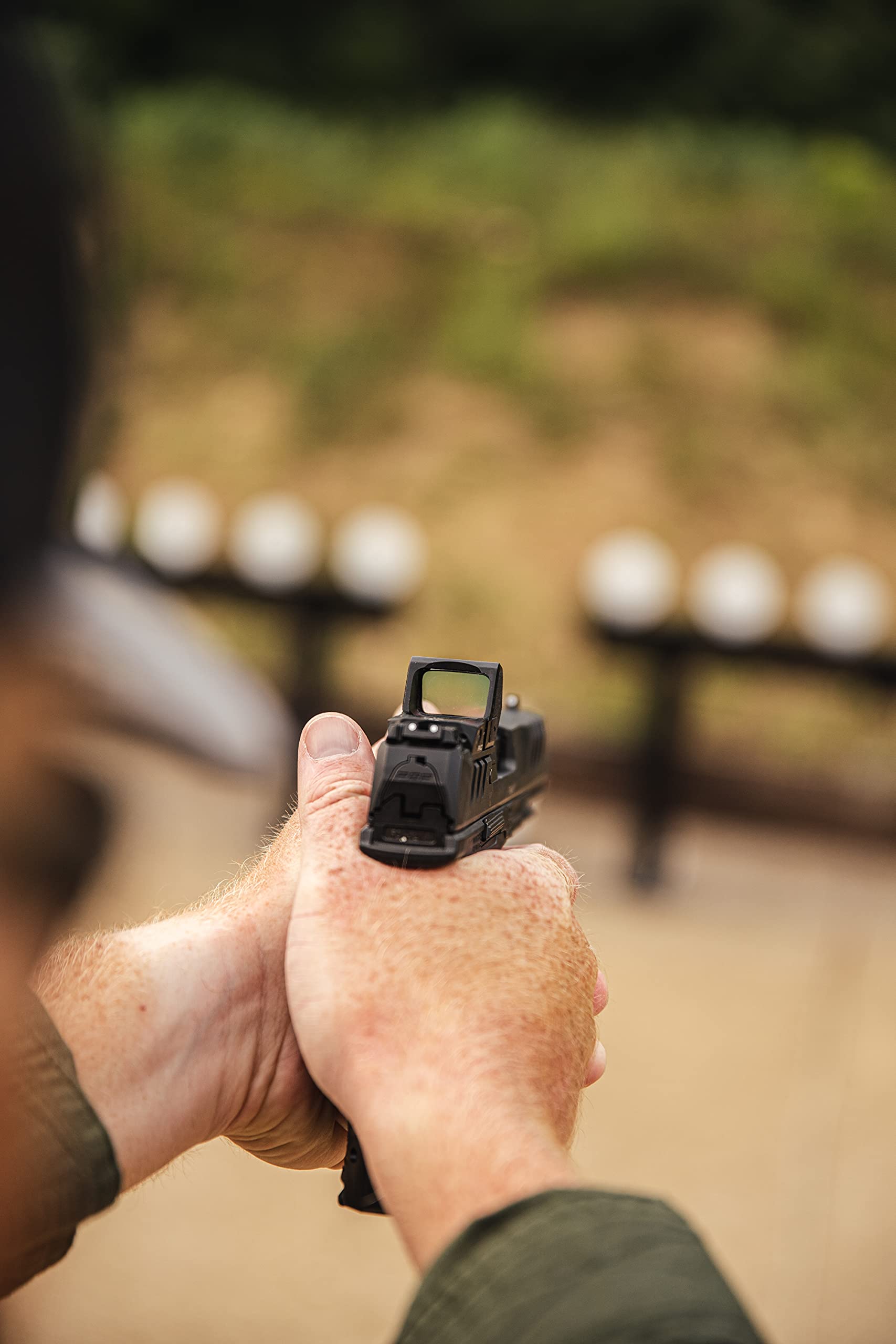 Crimson Trace RAD Open Reflex Pistol Sight with Auto Shutoff and Textured Sides for Full Size Handguns, Defensive Shooting and Competition - Image 6