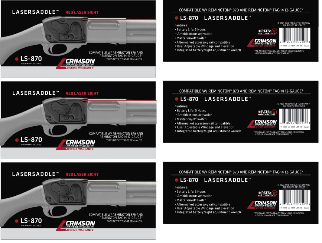 Crimson Trace Shotgun Lasersaddle with Ambidextrous Control, Easy Adjustments and Quick Installation for Laser Sighting, Shooting, Competition and Range - Image 7
